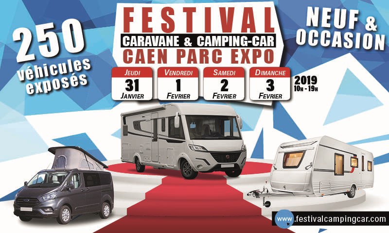 Festival de la caravane et du camping-car de Caen du 31/01 au 3/02